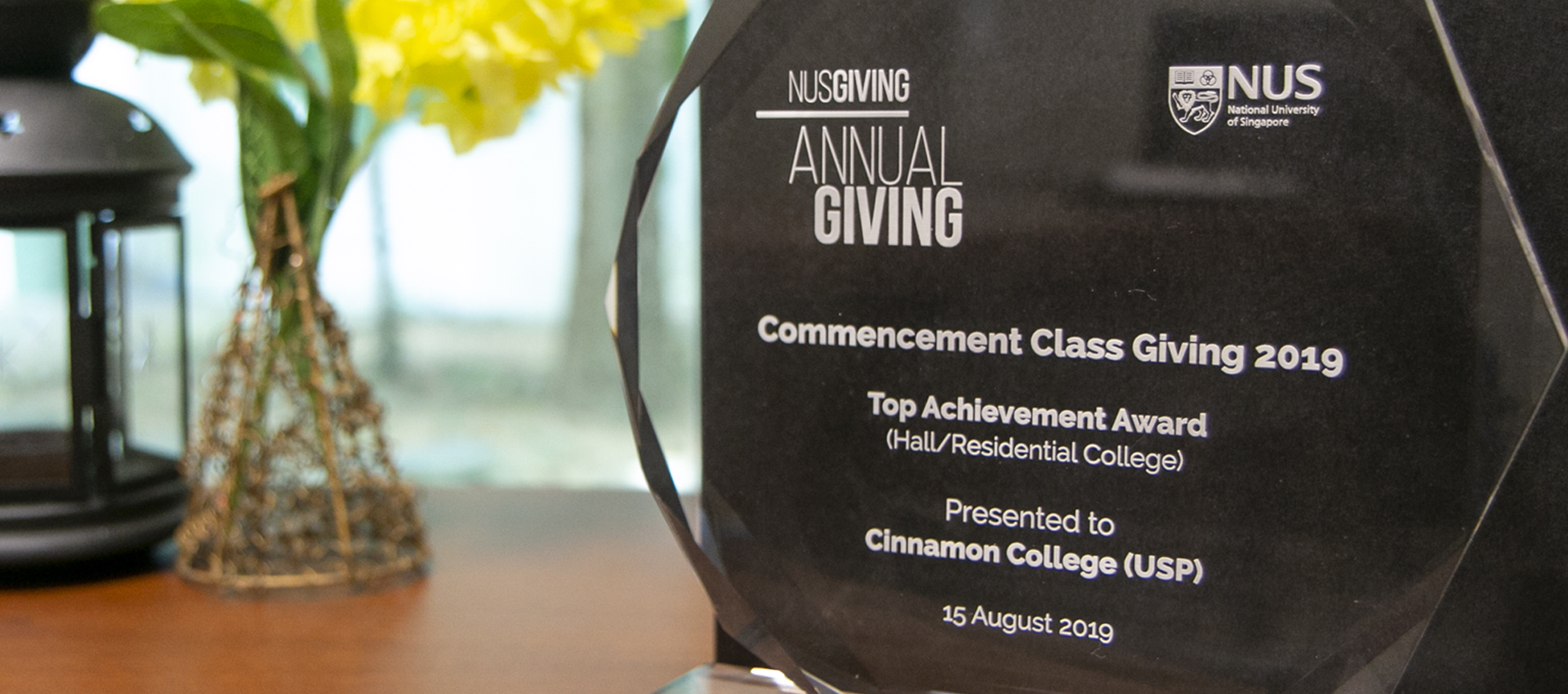 USP Clinched the Top Achievement Award in NUS Annual Giving